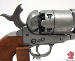 Alternative view of Civil War Gun Metal Grey Replica Revolver