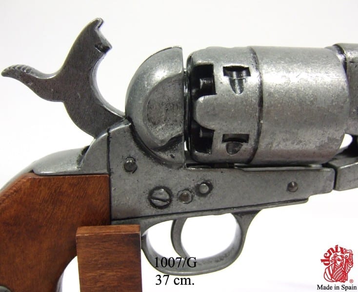Civil War Gun Metal Grey Replica Revolver - Image 2