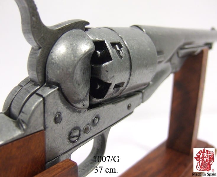 Civil War Gun Metal Grey Replica Revolver - Image 5