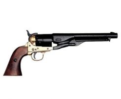 Civil War Brass Metal Finish Replica Revolver