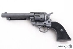Alternative view of Gun Metal Grey Black Grip Replica Revolver