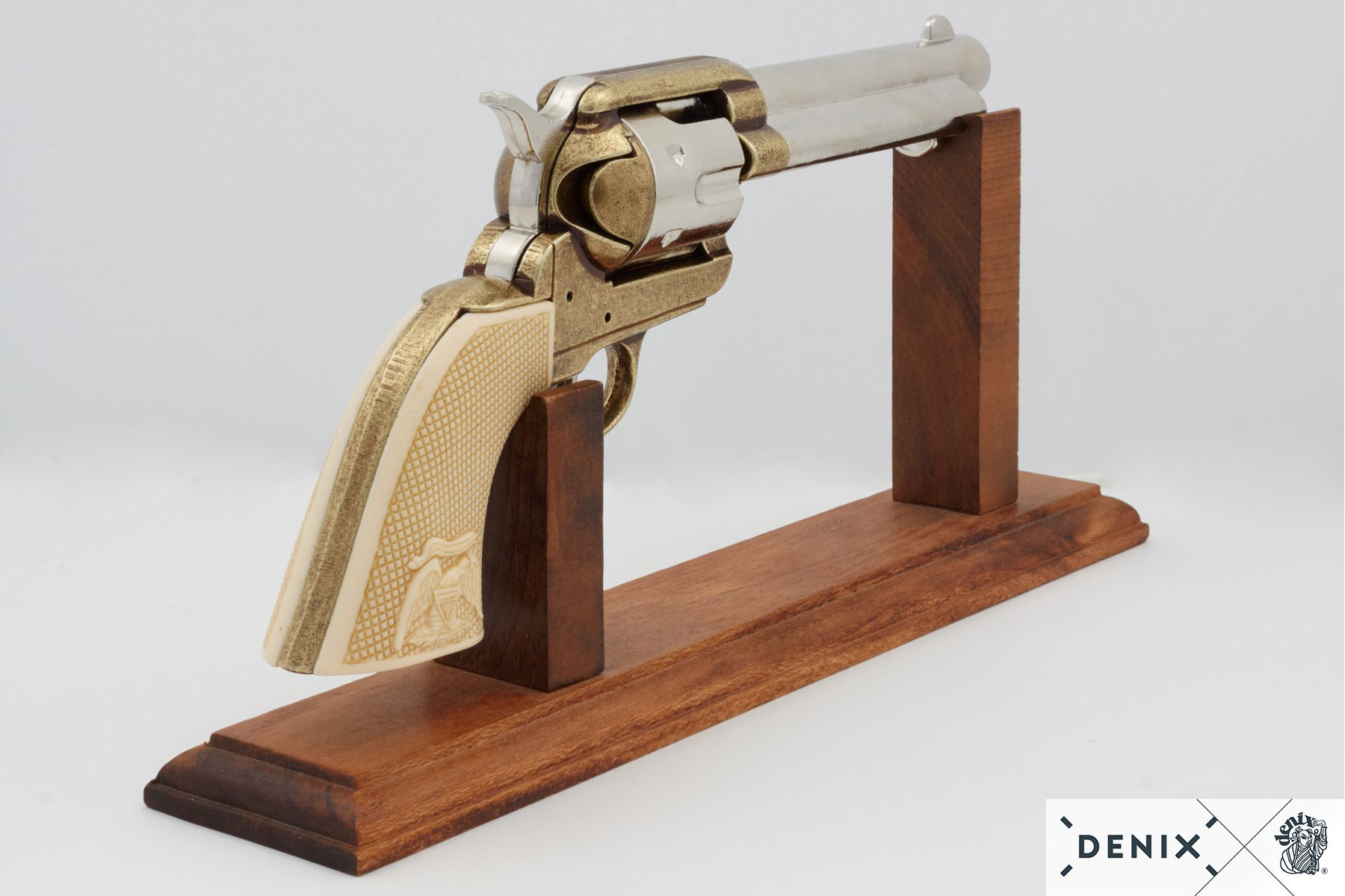 Frontier Dual Tone Finish 5.5" Replica Revolver - Image 4