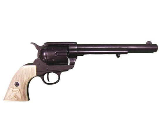 Black Finish Cavalry Replica Revolver - Replica Guns