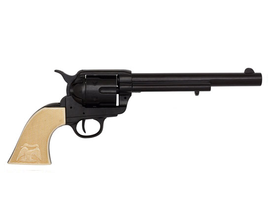Black Finish Cavalry 7.5" Replica Revolver