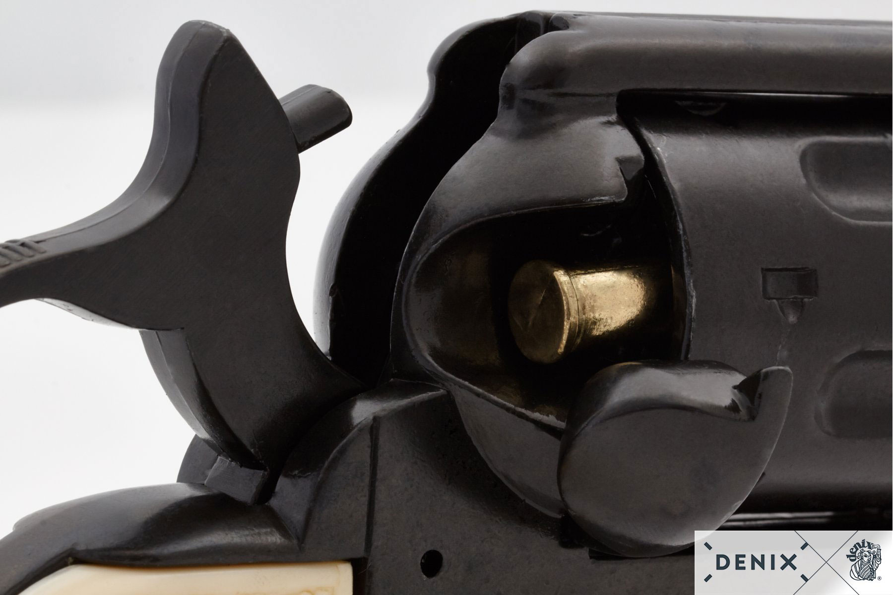 Black Finish Cavalry 7.5" Replica Revolver - Image 7