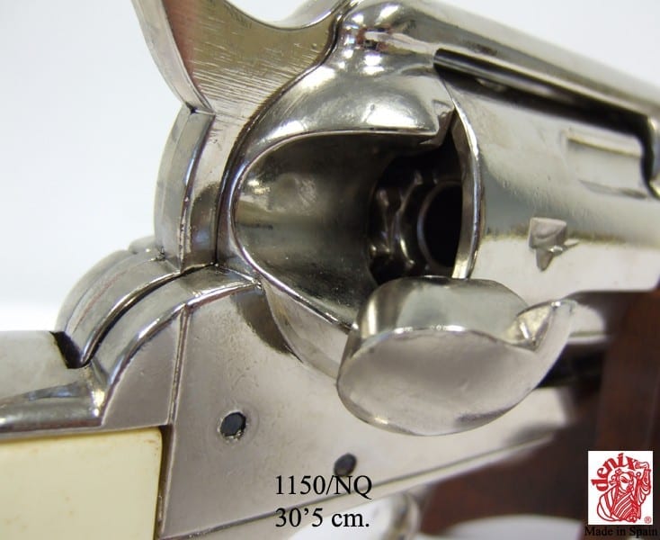 Frontier Nickel Finish Replica Revolver - Image 3
