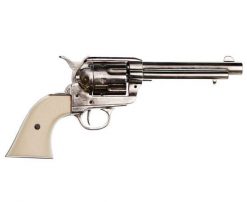 Frontier Nickel Finish Replica Revolver
