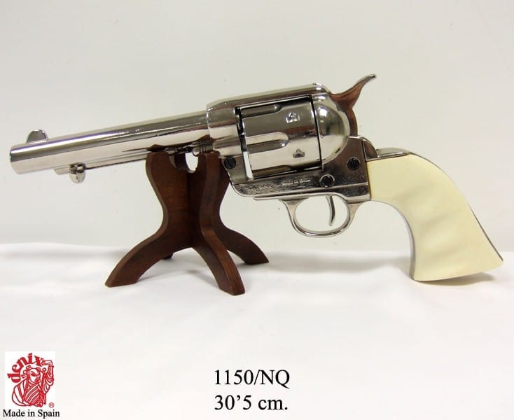 Frontier Nickel Finish Replica Revolver - Image 5