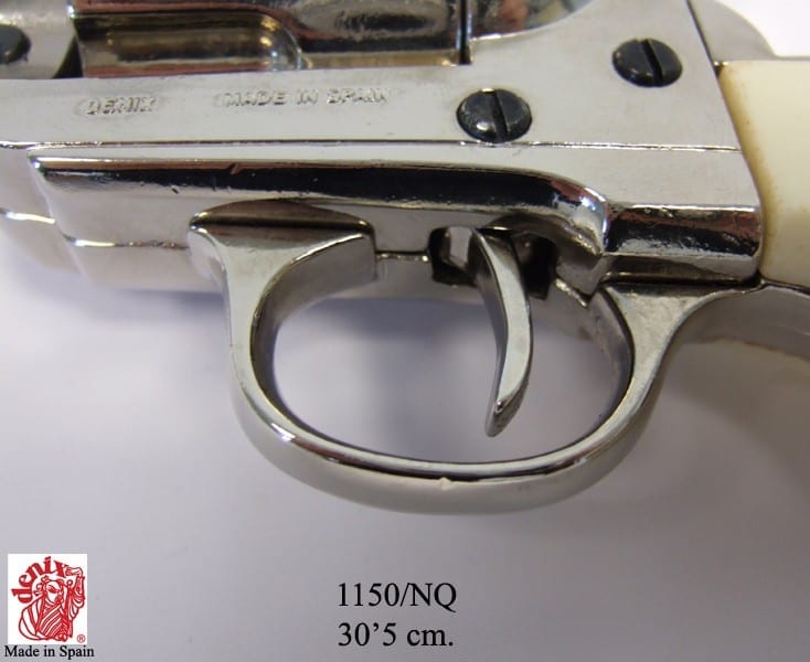 Frontier Nickel Finish Replica Revolver - Image 6