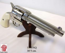 Alternative view of Frontier Nickel Finish Replica Revolver