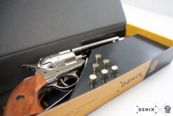 Cavalry Nickel Finish 7" Replica Revolver Gift Box
