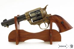 Alternative view of Fast Draw Gold Engraved 4.75" Replica Peacemaker