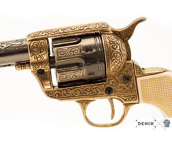 Alternative view of Gold Engraved Replica Revolver