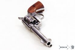 Alternative view of Nickel Finish Frontier 4.75" Replica Revolver