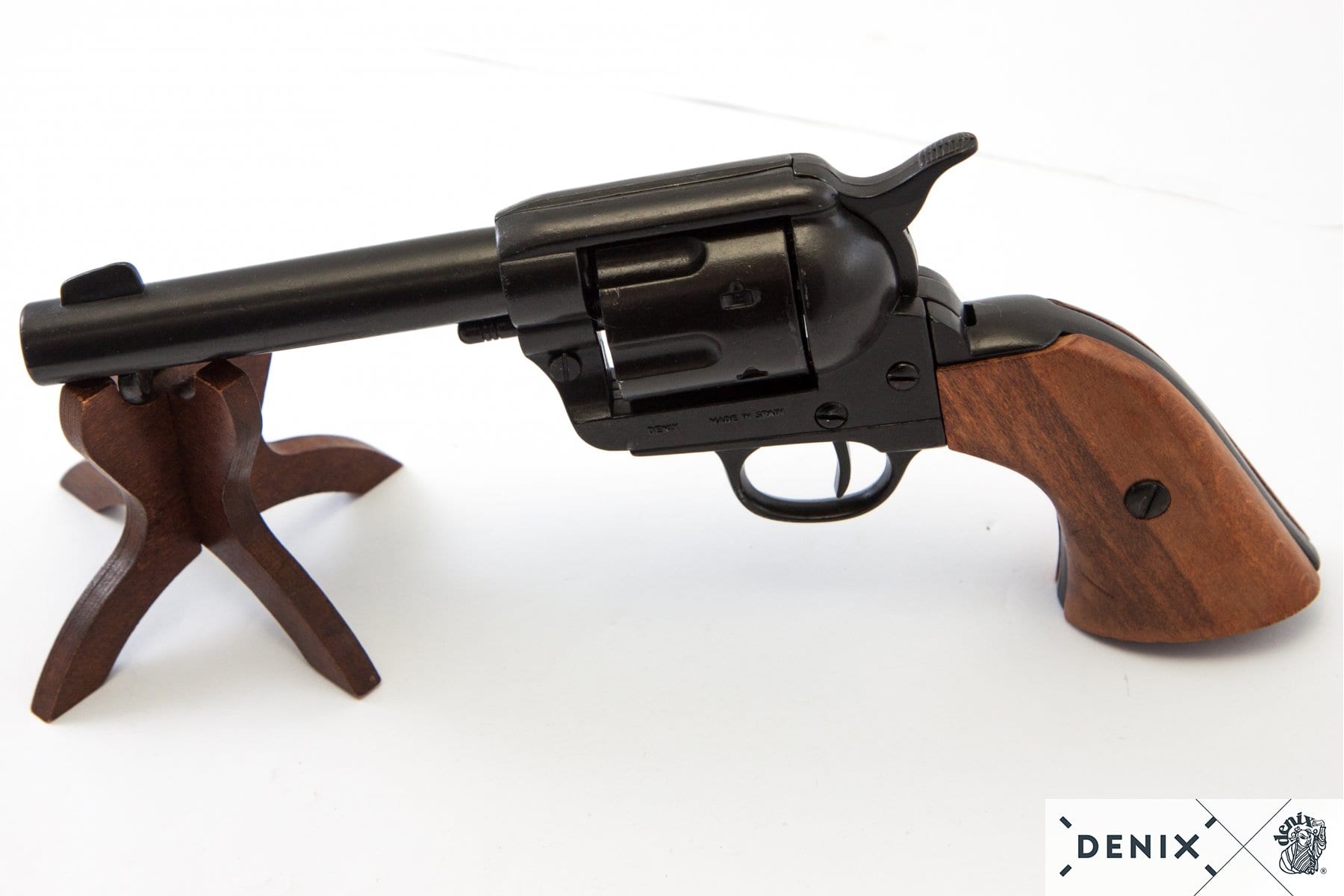 Frontier Black Finish 4.75" Replica Revolver - Image 7