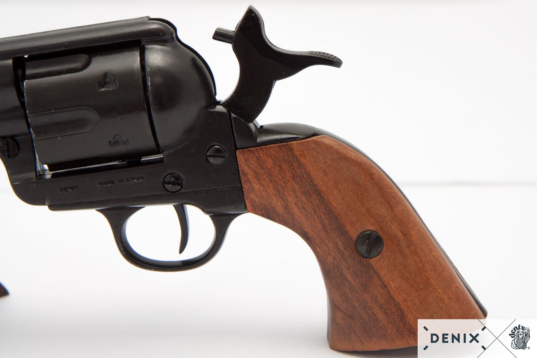 Frontier Black Finish 4.75" Replica Revolver - Image 5