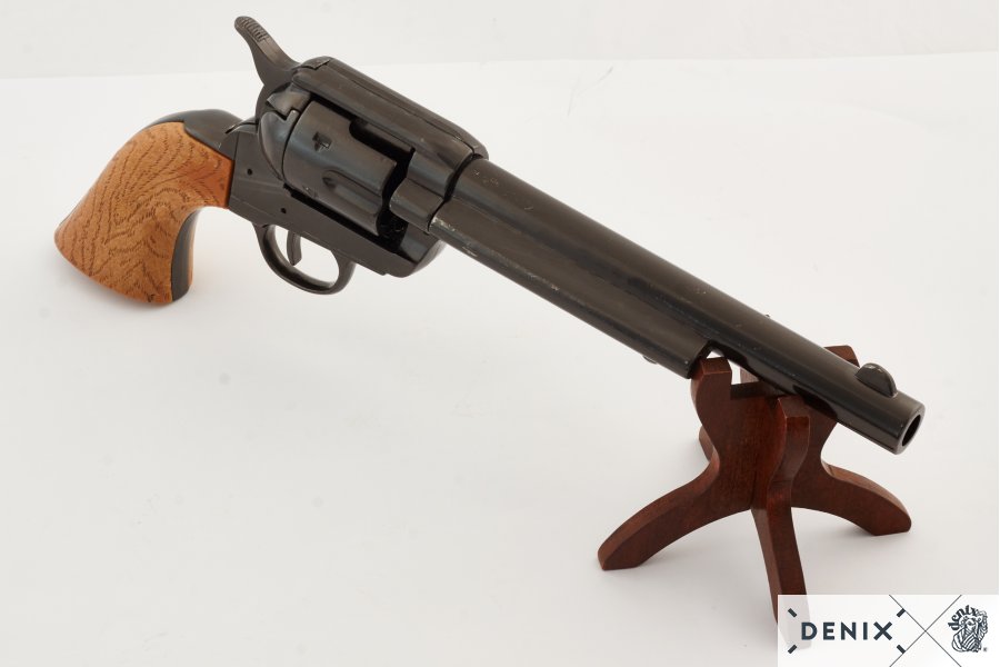 Cavalry Barrel 7.5" Replica Revolver - Black Finish - Image 6