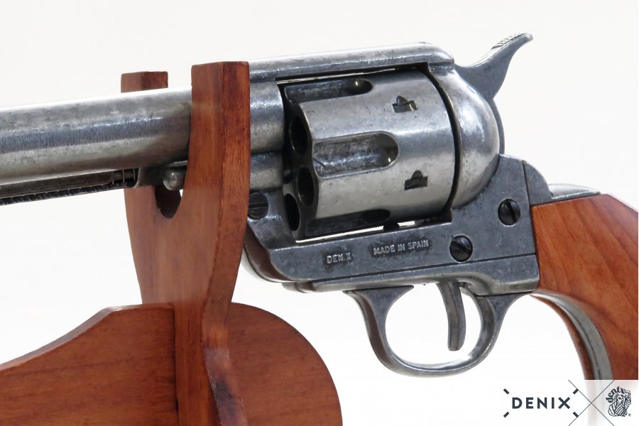 Cavalry Barrel 7.5" Replica Revolver - Gun Metal Finish - Image 2
